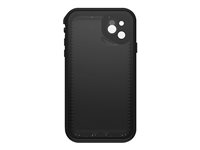 LifeProof Fre - Beskyttende vanntett eske for mobiltelefon - svart - for Apple iPhone 11 77-62484