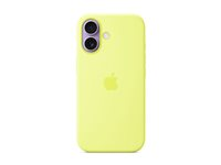 Apple - Baksidedeksel for mobiltelefon - MagSafe-samsvar - silikon - neongul - for iPhone 17 MGEV4ZM/A