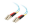 C2G LC-LC 10Gb 50/125 OM3 Duplex Multimode PVC Fiber Optic Cable (LSZH) - Nettverkskabel - LC multimodus (hann) til LC multimodus (hann) - 2 m - 2 m - fiberoptisk - dupleks - 50 / 125 mikroner - OM3 - halogenfri - akvamarin
