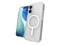 Zagg Crystal Palace Snap - Baksidedeksel for mobiltelefon - MagSafe-samsvar - krystallklar - for Apple iPhone 17 702318856