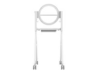 Vision VFM-F10 - Vogn - for interaktiv whiteboard - stål - hvit - monteringsgrensesnitt: 350 x 350 mm - for Microsoft Surface Hub 2S 50" VFM-F10/HB