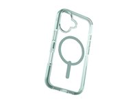 Zagg Santa Cruz Snap - Baksidedeksel for mobiltelefon - MagSafe-samsvar - grafen - grønn - for Apple iPhone 16 702315062