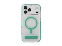 Zagg Santa Cruz Snap - Baksidedeksel for mobiltelefon - med stativ - MagSafe-samsvar - mystisk grønt - for Apple iPhone 17 Pro Max 702318963