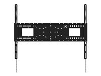Vision VFM-W8X6 - Heavy Duty - brakett - for medieavspiller / LCD-display - kaldvalset stål - svart - skjermstørrelse: 47"-90" - veggmonterbar VFM-W8X6