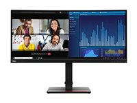 Lenovo ThinkVision P34w-20 - LED-skjerm - kurvet - 34.14" - med ThinkVision MC 50 skjermnettkamera 63F2RAT3EU