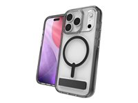 Zagg Santa Cruz Snap - Baksidedeksel for mobiltelefon - med stativ - MagSafe-samsvar - kullsort - for Apple iPhone 17 Pro 702318950