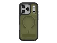 ZAGG Rainier Snap - Baksidedeksel for mobiltelefon - robust - kickstand + camera control button - MagSafe-samsvar - grafen - sjøtang 702320847