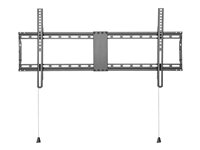Vision VFM-W8X4V/2 - Monteringssett (veggmontering) - for flatpanel - låsbar - kaldvalset stål - svart - skjermstørrelse: 47"-75" VFM-W8X4V/2