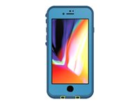 LifeProof FRE - Beskyttende vanntett eske for mobiltelefon - polykarbonat - banzaiblå - for Apple iPhone 7, 8, SE (2nd generation), SE (3rd generation) 77-56792