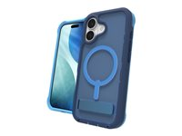 ZAGG Rainier Snap - Baksidedeksel for mobiltelefon - robust - MagSafe-samsvar - cobalt horizon - for Apple iPhone 17 702319160