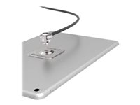 Compulocks Universal Tablet Lock with Keyed Cable Lock - Sikkerhetsplate - adhesive - hvit CL15WUTL
