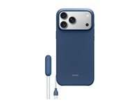 Beats - Baksidedeksel for mobiltelefon - with kickstand and camera control - MagSafe-samsvar - polykarbonat - grunnfjell blå - for iPhone 17 Pro Max MGTR4LL/A