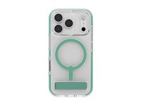 Zagg Santa Cruz Snap - Baksidedeksel for mobiltelefon - med stativ - MagSafe-samsvar - mystisk grønt - for Apple iPhone 17 Pro 702318962
