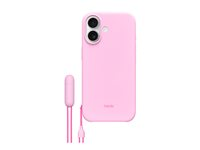 Beats - Baksidedeksel for mobiltelefon - with kickstand and camera control - MagSafe-samsvar - polykarbonat - stein rosa - for iPhone 17 MGY64LL/A