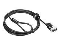 Kensington NanoSaver Combination - Sikkerhetskabellås - svart - for ThinkCentre M75t Gen 2; ThinkPad L13 Yoga Gen 3; T14s Gen 3; X13 Gen 3 4XE1F30277
