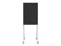 Vision VFM-F10 - Vogn - for flatpanel - stål - elfenbenshvit - skjermstørrelse: 50"-55" VFM-F10/WH
