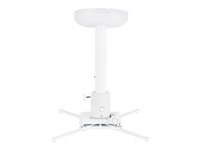 Multibrackets M Universal Projector Ceilingmount 300-500 with Fine tune - Monteringskomponent (takmontering, grensesnittsbrakett, teleskopstang) - for projektor - hvit 7350073733149