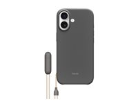 Beats - Baksidedeksel for mobiltelefon - with kickstand and camera control - MagSafe-samsvar - polykarbonat - granittgrå - for iPhone 17 MGY54LL/A