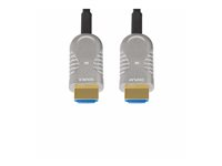 StarTech.com 100ft (30.4m) HDMI 2.1 Hybrid Active Optical Cable (AOC), CMP, Plenum Rated, 8K Ultra High Speed HDMI Fiber Optic Cable, 48Gbps, 8K 60Hz/4K 120Hz, HDR10+/FRL/TMDS/eARC - CMP In Wall HDMI 2.1/2.0 Cord (8K-A-100F-HDMI-CABLE) - Ultra High Speed - HDMI-kabel - HDMI hann til HDMI hann - 30.4 m - hybridkobber / fiberoptikk - svart - 4K 120 Hz støtte, 4K 60Hz støtte, 8K 60Hz støtte, Active Optical Cable (AOC) 8K-A-100F-HDMI-CABLE