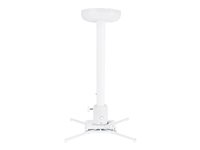 Multibrackets M Universal Ceilingmount - Monteringssett (takmontering, monteringsarm) - for projektor - hvit - takmonterbar 7350073730735