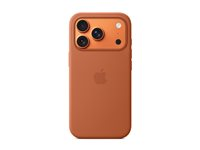 Apple - Baksidedeksel for mobiltelefon - MagSafe-samsvar - silikon - terrakotta - for iPhone 17 Pro MGFJ4ZM/A