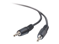 C2G - Lydkabel - mini-phone stereo 3.5 mm hann til mini-phone stereo 3.5 mm hann - skjermet 80117