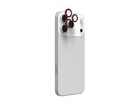 ZAGG InvisibleShield Premium GL - Linsebeskytter for mobiltelefon - rød - for Apple iPhone 15 Pro, 15 Pro Max, 16 Pro, 16 Pro Max, 17 Pro, 17 Pro Max 200119644