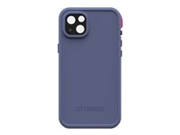 LifeProof FRE - Baksidedeksel for mobiltelefon - med MagSafe - MagSafe-samsvar - 50 % resirkulert plast, 25 % havbasert resirkulert plast - purpur - for Apple iPhone 14 Plus 77-90195