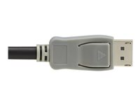 Eaton Tripp Lite Series DisplayPort Extension Cable with Active Repeater and Latching Connector (M/F), 4K 60 Hz, HDR, 4:4:4, HDCP 2.2, 20 ft. (6.1 m), TAA - DisplayPort-kabel - TAA-samsvar - DisplayPort (hann) til DisplayPort (hunn) - DisplayPort 1.2 - 6.1 m - passiv, 4K 60Hz støtte, aktiv forsterker, gullbelagte kontakter - grå, svart P579-020-4K6