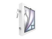 Compulocks iPad Air M2 & M3 13", Apex Enclosure Rolling Cart - Rise Freedom Extended White - Monteringssett (hus, vognstativ) - for nettbrett - utvidet - låsbar - medisinsk - høyverdig aluminium - hvit - skjermstørrelse: 13" - for Apple 13-inch iPad Air (M2, M3) MCRSTDEXW13APXW