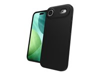 ZAGG Manhattan Snap - Baksidedeksel for mobiltelefon - MagSafe-samsvar - silikon - svart - for Apple iPhone Air 702319065