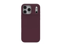 ZAGG Manhattan Snap - Baksidedeksel for mobiltelefon - MagSafe-samsvar - silikon - svart kirsebær - for Apple iPhone 17 Pro Max 702319063