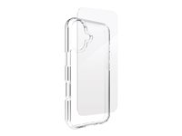 iFrogz Defence Bundle Pack - Baksidedeksel for mobiltelefon - blank - med Skjermbeskytter i herdet glass - for Apple iPhone 17 300519279
