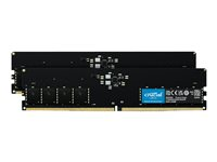 Crucial - DDR5 - sett - 32 GB: 2 x 16 GB - DIMM 288-pin - 5600 MT/s / PC5-44800 - CL46 - 1.1 V - ikke-bufret CT2K16G56C46U5
