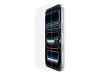 Belkin ScreenForce InvisiGlass - Skjermbeskyttelse for mobiltelefon - 2.5D - glass - blank - for Apple iPhone 17 Pro OVA238HQ