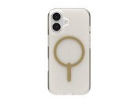 ZAGG Milan Snap - Baksidedeksel for mobiltelefon - MagSafe-samsvar - grafen - glitrende gull - for Apple iPhone 17 702318988