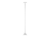 Multibrackets M Pro HD Series - Monteringssett (takmontering) - robust - for projektor - 2350 mm, 40 kg - hvit 7350105213595