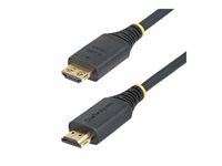 StarTech.com - High Speed - HDMI-kabel - HDMI hann til HDMI hann - skjermet - svart - passiv, 4K 60Hz støtte, 1440p (UWQHD) støtter 144 Hz, støtte for 1080p 240 Hz, halogenfri HDMI2-CABLE-GRIP-1M