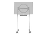 Vision VFM-F10 - Vogn - for interaktiv whiteboard - stål - hvit - monteringsgrensesnitt: 350 x 350 mm - for Microsoft Surface Hub 2S 50" VFM-F10/HB