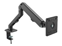 Vision VFM-DA/4 - Monteringssett (VESA-deksel, C-klemme, leddarm, VESA-adapter) - dobbeltleddelt - for LCD-display / notebook / nettbrett - aluminium, stål - matt svart - skjermstørrelse: 10"-27" - skrivebordsmonterbar VFM-DA/4