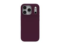 ZAGG Manhattan Snap - Baksidedeksel for mobiltelefon - MagSafe-samsvar - silikon - svart kirsebær - for Apple iPhone 17 Pro 702319062