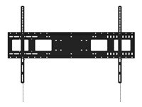 Vision VFM-W10X6 - Heavy Duty - brakett - for medieavspiller / LCD-display - kaldvalset stål - svart - skjermstørrelse: 55"-90" - veggmonterbar VFM-W10X6