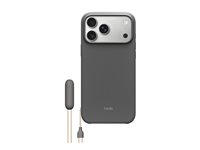 Beats - Baksidedeksel for mobiltelefon - with kickstand and camera control - MagSafe-samsvar - polykarbonat - granittgrå - for iPhone 17 Pro Max MGY94LL/A