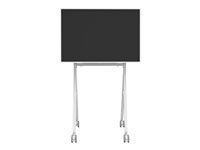 Vision VFM-F10 - Vogn - for flatpanel - stål - elfenbenshvit - skjermstørrelse: 50"-55" VFM-F10/WH
