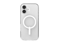 Zagg Crystal Palace Snap - Baksidedeksel for mobiltelefon - med knappdeksel - MagSafe-samsvar - krystallklar - for Apple iPhone 17 702319707