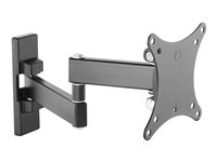 Vision VFM-WA1X1B - Monteringssett (veggarm) - for Skjerm - kaldvalset stål - svart - skjermstørrelse: 13"-27" VFM-WA1X1B