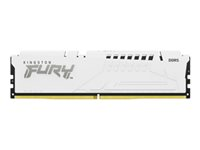 Kingston FURY Beast - DDR5 - sett - 64 GB: 4 x 16 GB - DIMM 288-pin - 3000 MHz / PC5-48000 - CL40 - 1.35 V - ikke-bufret - on-die ECC - hvit KF560C40BWK4-64
