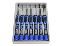 StarTech.com 7 Piece Precision Screwdriver Computer Tool Kit with Carrying Case - Screwdriver kit - CTK100P - Skruetrekkersett CTK100P