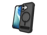 ZAGG Rainier Snap - Baksidedeksel for mobiltelefon - robust - MagSafe-samsvar - smoke black - for Apple iPhone 17 702319172