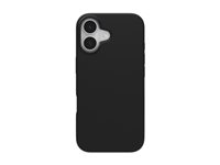 ZAGG Manhattan Snap - Baksidedeksel for mobiltelefon - MagSafe-samsvar - silikon - svart - for Apple iPhone 17 702319064